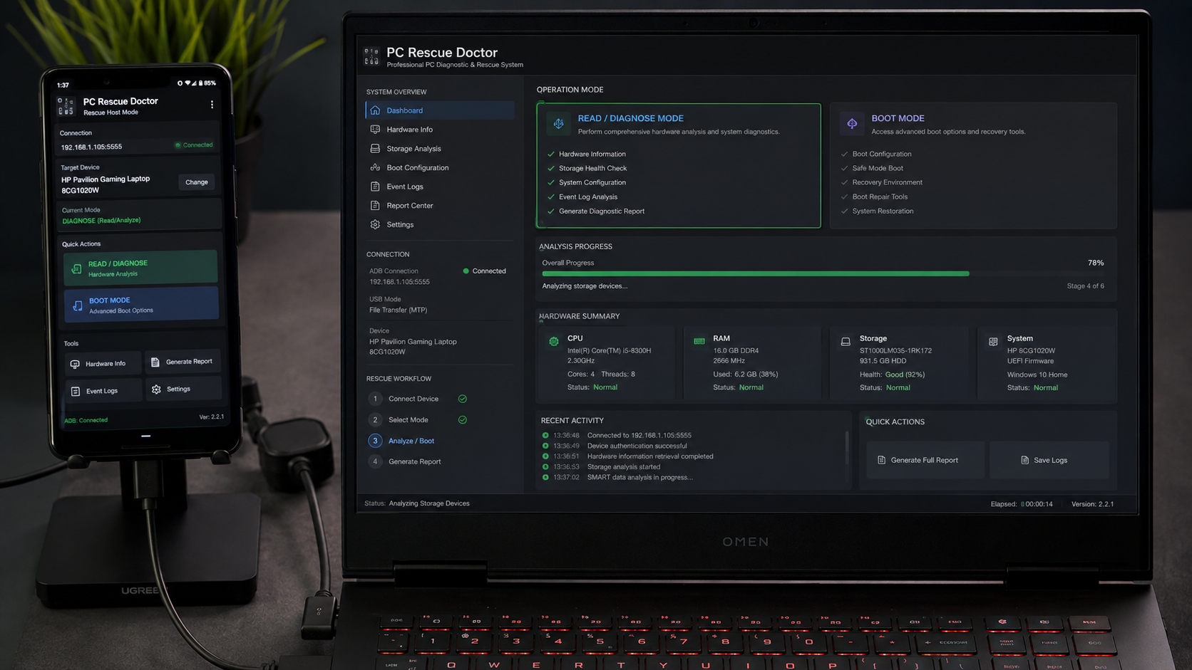 PC Rescue Doctor – Covergrafik von Dexintraidor