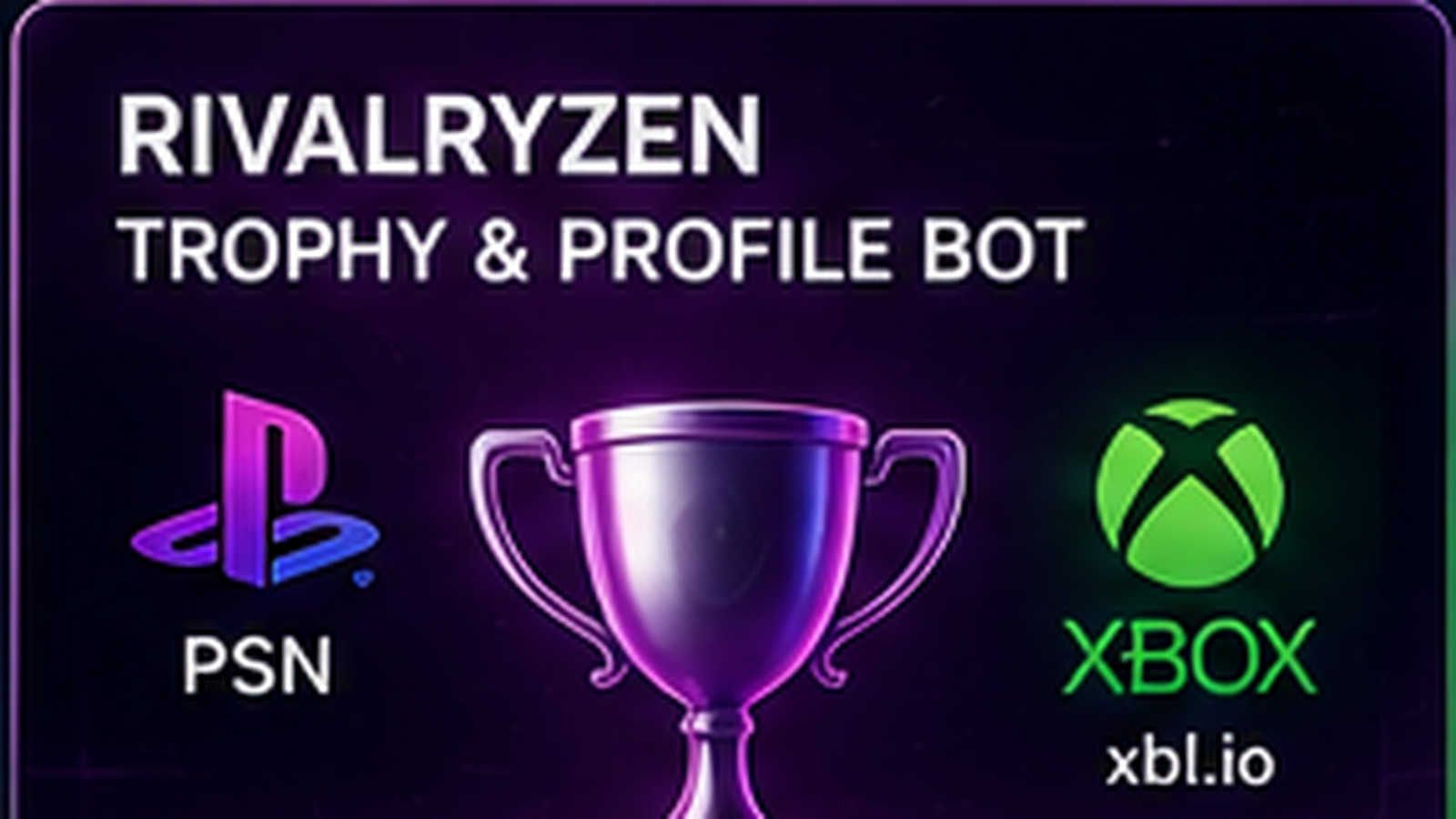 RivalRyzen Gamer Card / Profile Bot – Covergrafik von Dexintraidor