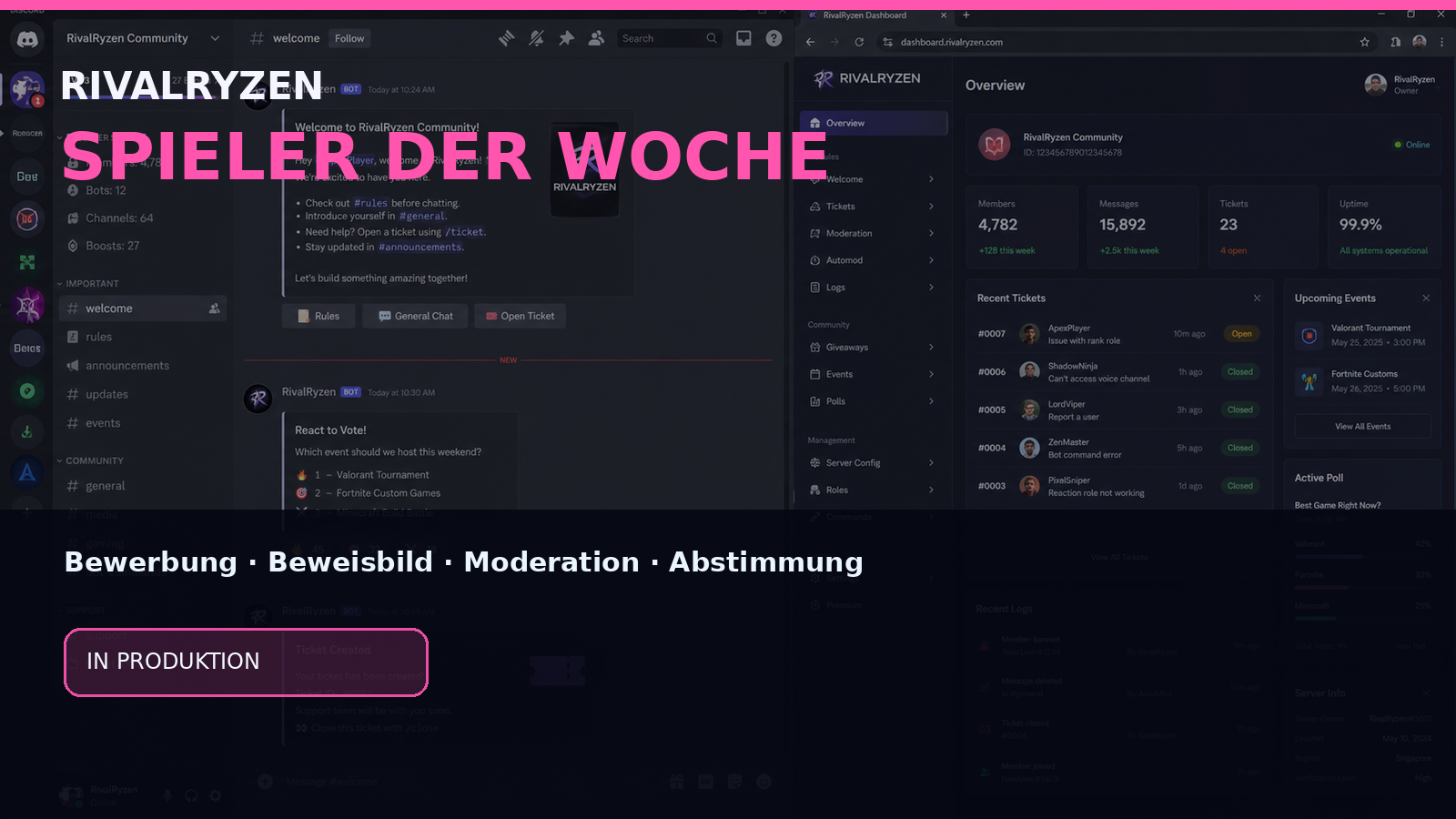 RivalRyzen Spieler der Woche Bot – Covergrafik von Dexintraidor